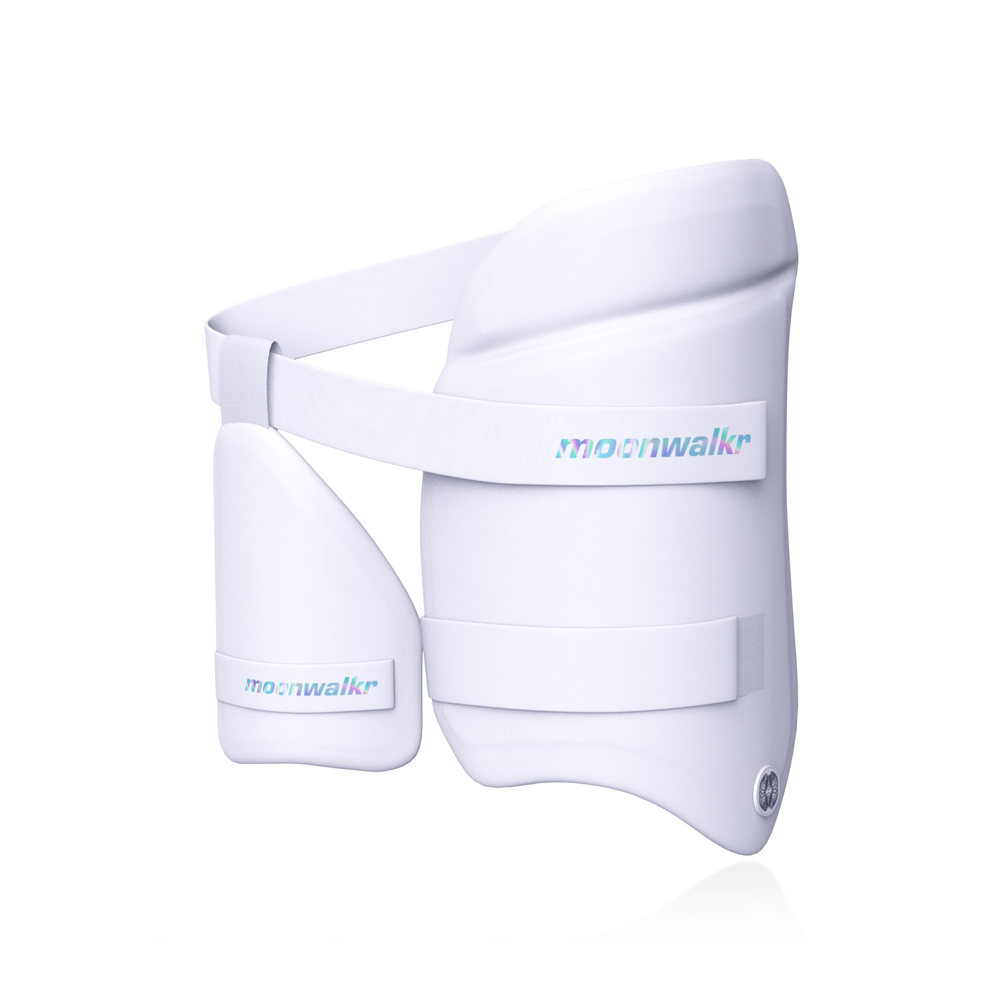 Moonwalkr white cricket thigh guard