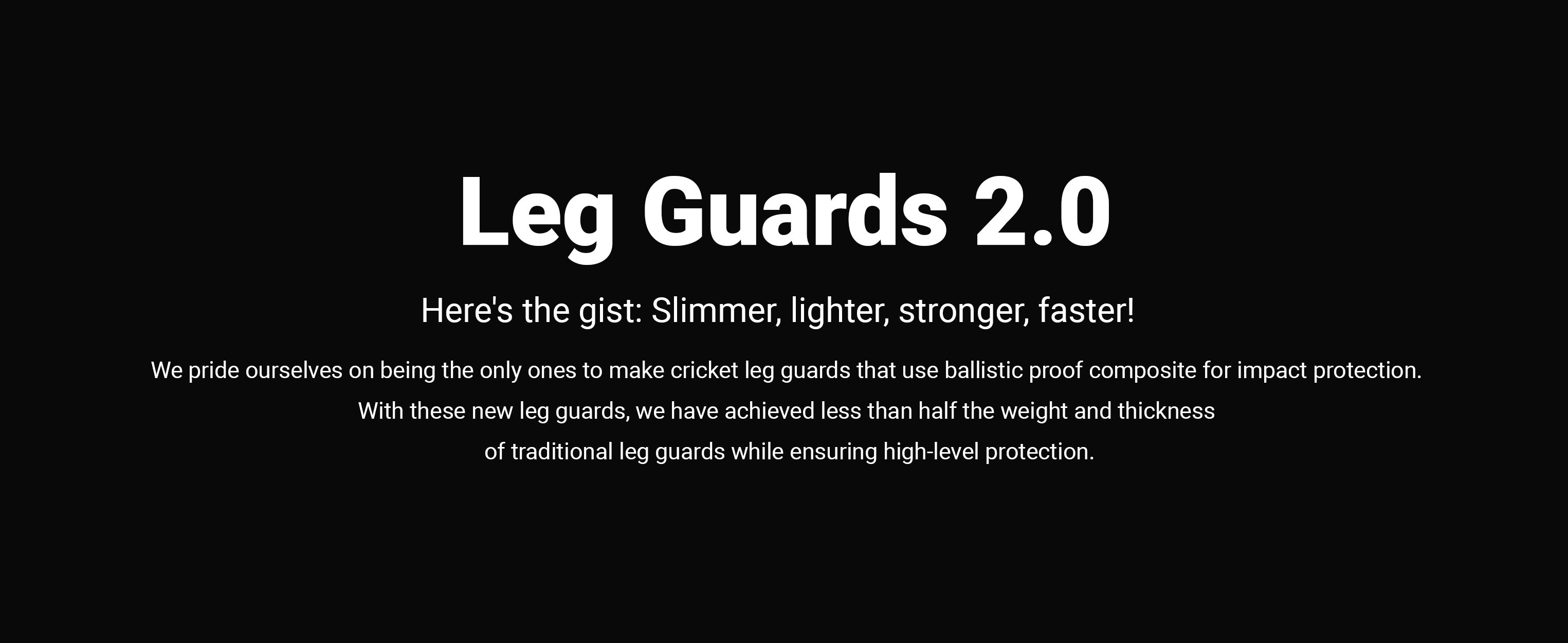 Leg Guard 2.0