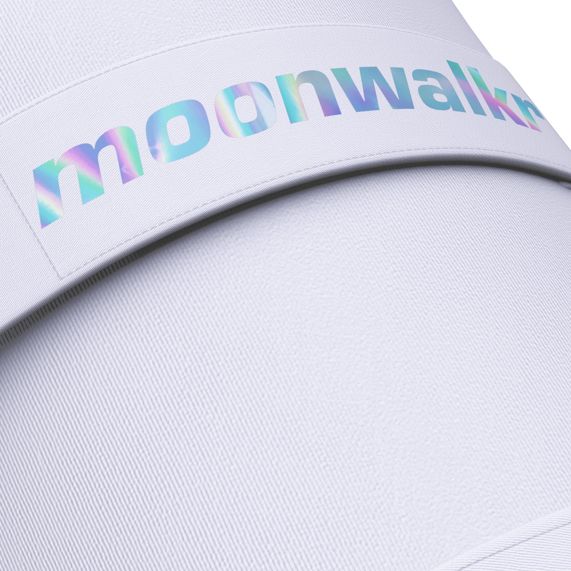 Moonwalkr Holographic Logo white